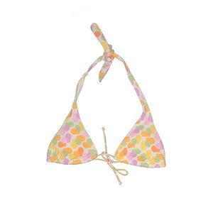 VS SWIM yellow polka dot bikini top